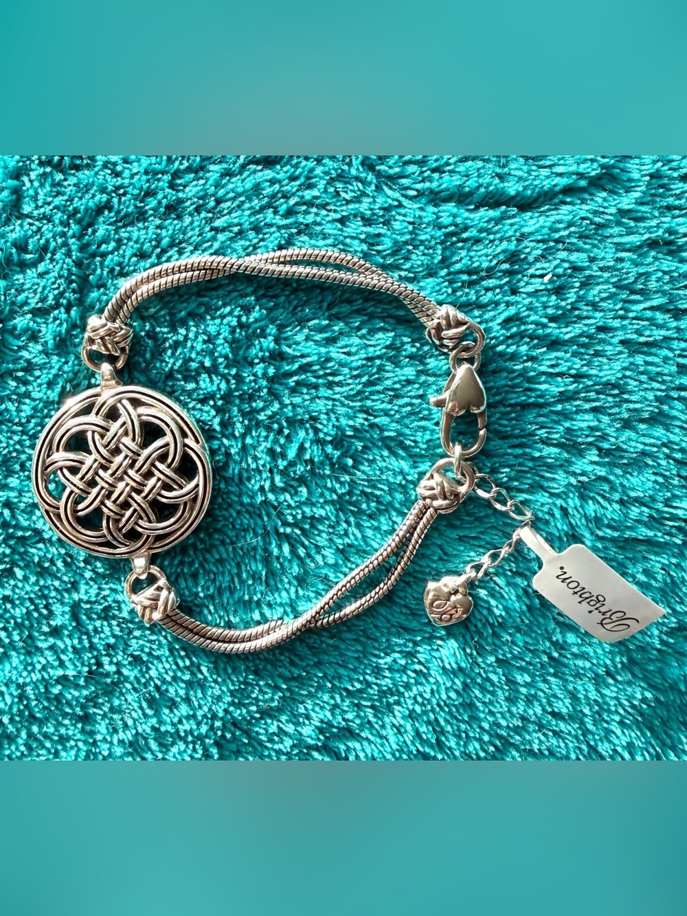 Brighton Celtic Knot Women's Bracelet Silver tone Elegant Silver Jewelry NWT